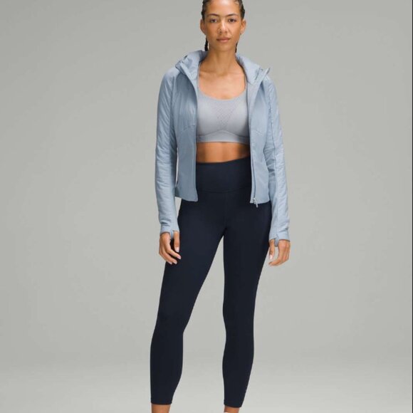 Lululemon Push Your Pace Jacket-Concrete Blue-size 6-warm-NWT - Picture 3 of 6